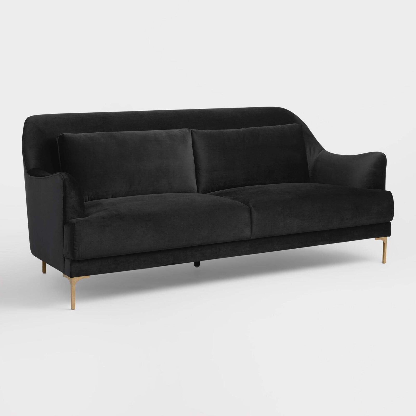 Black And Gold Samara Sofa