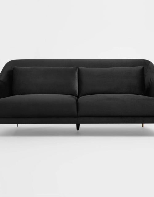 Load image into Gallery viewer, Black And Gold Samara Sofa
