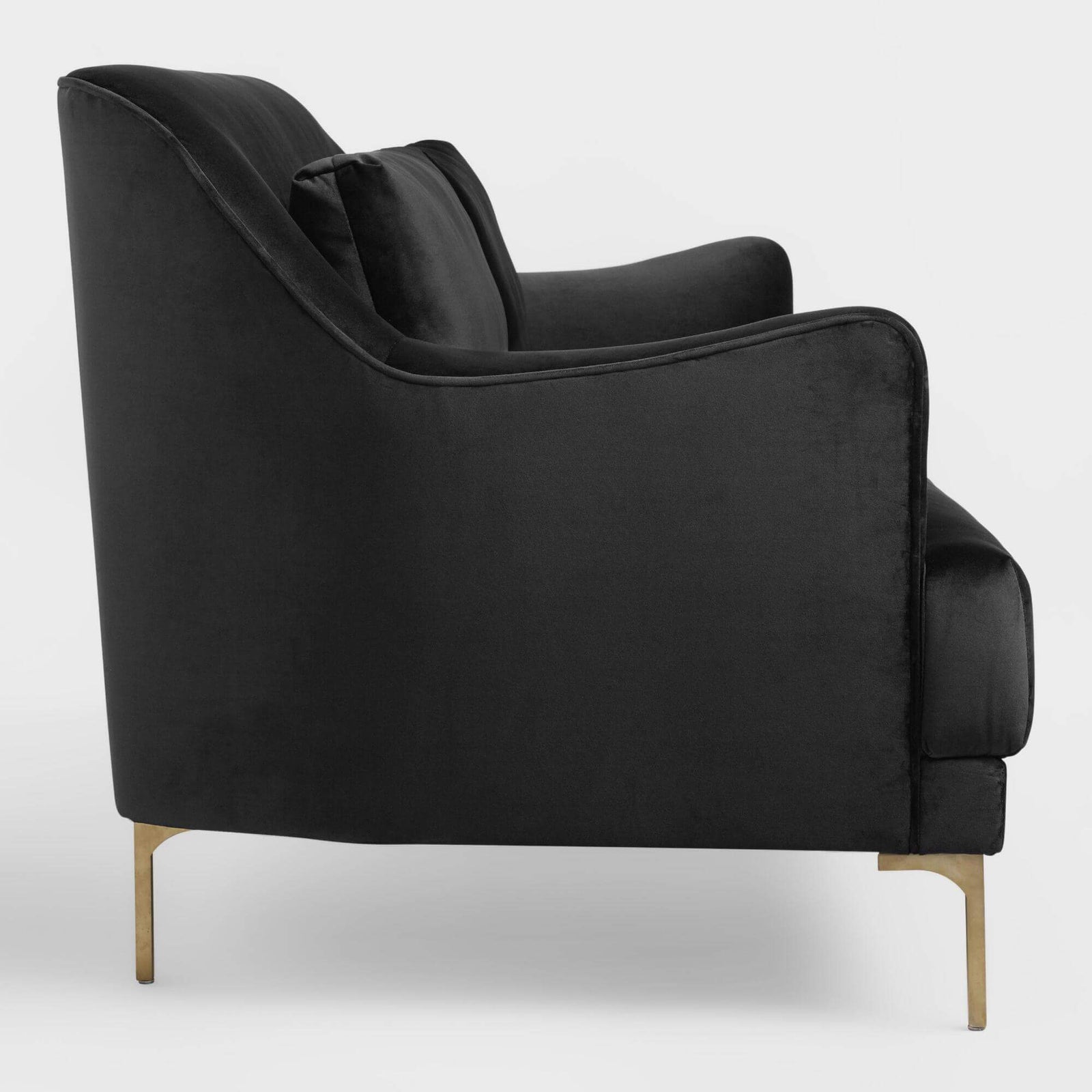 Black And Gold Samara Sofa